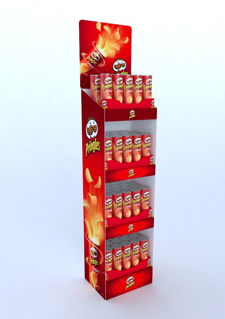 new002_Pringles Medium Multi Use FSDU Body (76 Can)